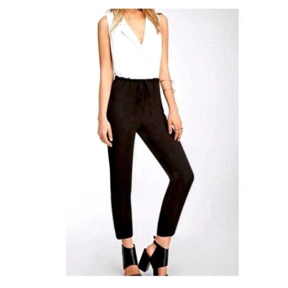 Forever 21 Pants - Forever 21 White Top Black Bottom Jumpsuit